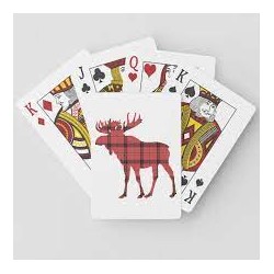 RIVERS EDGE CARDS PLAID ELK