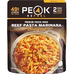 PEAK REFUEL BEEF PASTA...