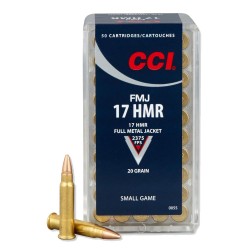 CCI AMMO 17 HMR/20 FMJ - 50...