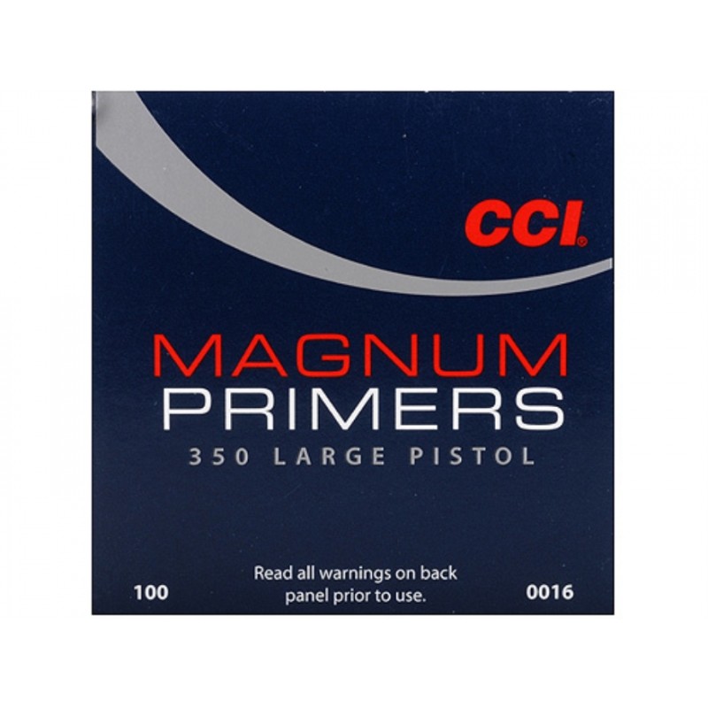 CCI 350 LARGE PISTOL MAG PRIMER - 100 COUNT