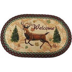 RIVERS EDGE BRAIDED RUG DEER