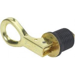 SM BOAT DRAIN PLUG 5/8" BRASS