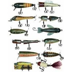 FISHING LURE ORNAMENT SET