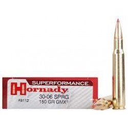 HORNADY AMMO 30-06/150 GMX...