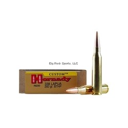 HORNADY AMMO 338 LAPUA 250...