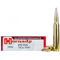 HORNADY AMMO 270 WIN/130GMX FB