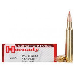 HORNADY AMMO 25-06/117 SST