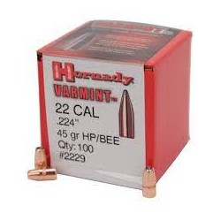 HORNADY BULLET 22 45GR HP/BEE