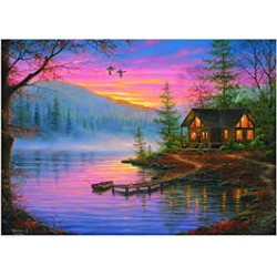 RIVERS EDGE CABIN PUZZLE IN...